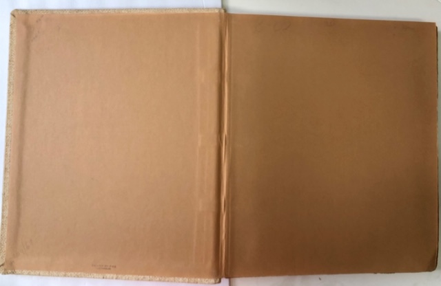 front endpapers and hinge