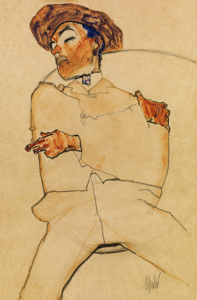 Drawing Found in Thrift Store Turns Out to Be an Original Egon Schiele   Smart News Smithsonian Magazine