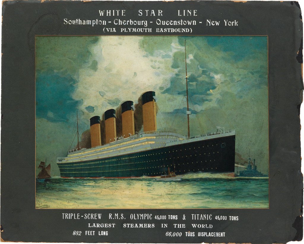 Titanic White Star Line AWSOME Poster Launch 