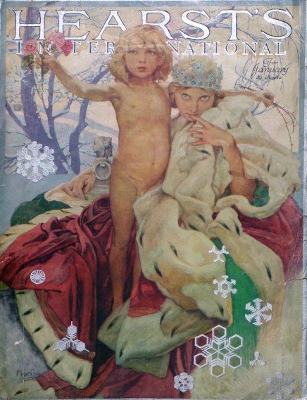 Cover for Hearst International Magazine, January 1922. Courtesy Mucha Foundation.