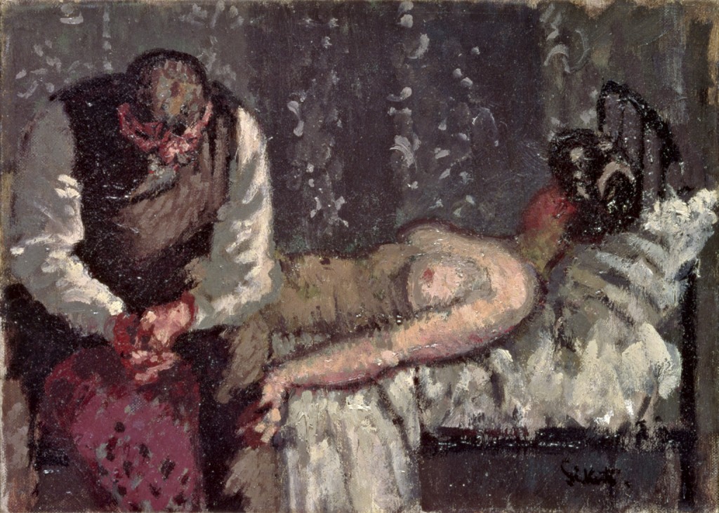 Walter Sickert, The Camden Town Murder, oil on canvas, circa 1908. Yale