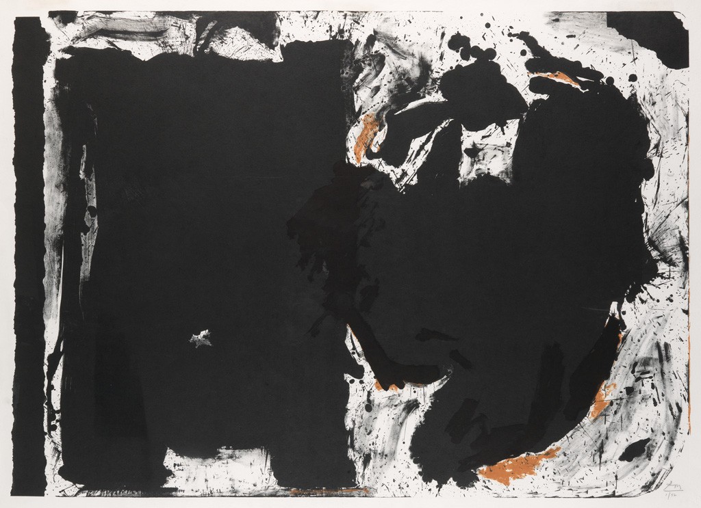 2431-17: Robert Motherwell, Lament for Lorca, color lithograph, 1981-82. Sold November 15, 2016 for $20,000.