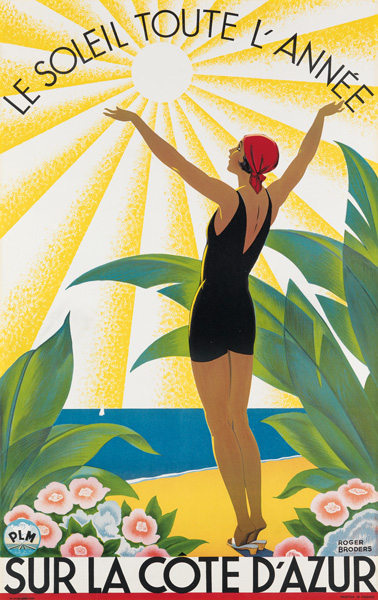 travel poster by roger broders.