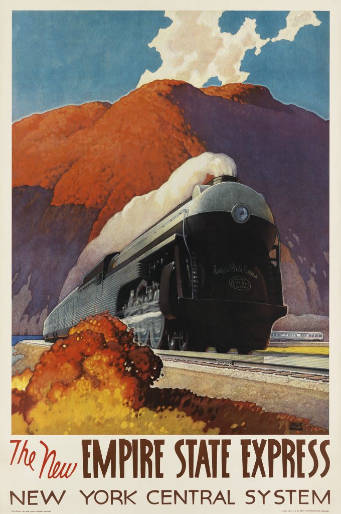 new york central railroad poster