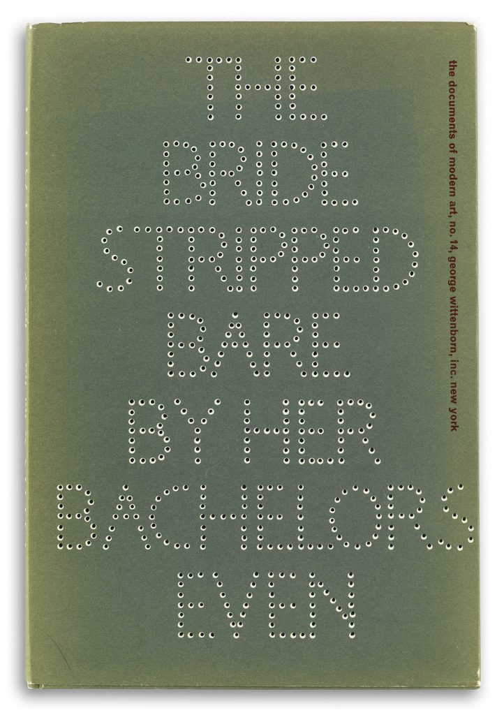 Cover of Marcel Duchamp's "The Bride Stripped Bare by Her Bachelors Even.