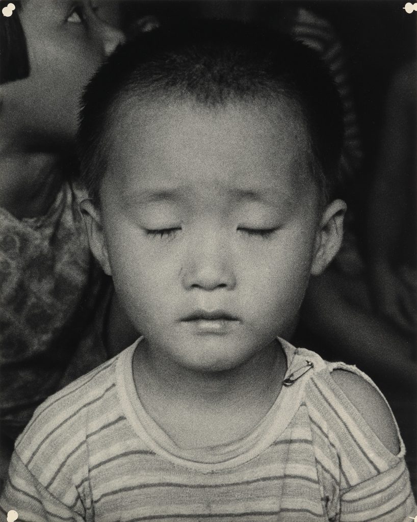 Image of a small Korean child by Dorothea Lange