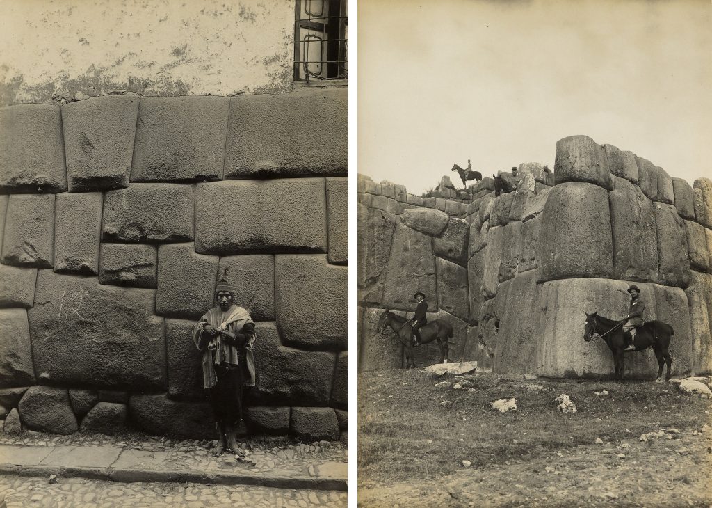 Two black and white photos from the 1920s of native Peruvians by Martín Chambi.