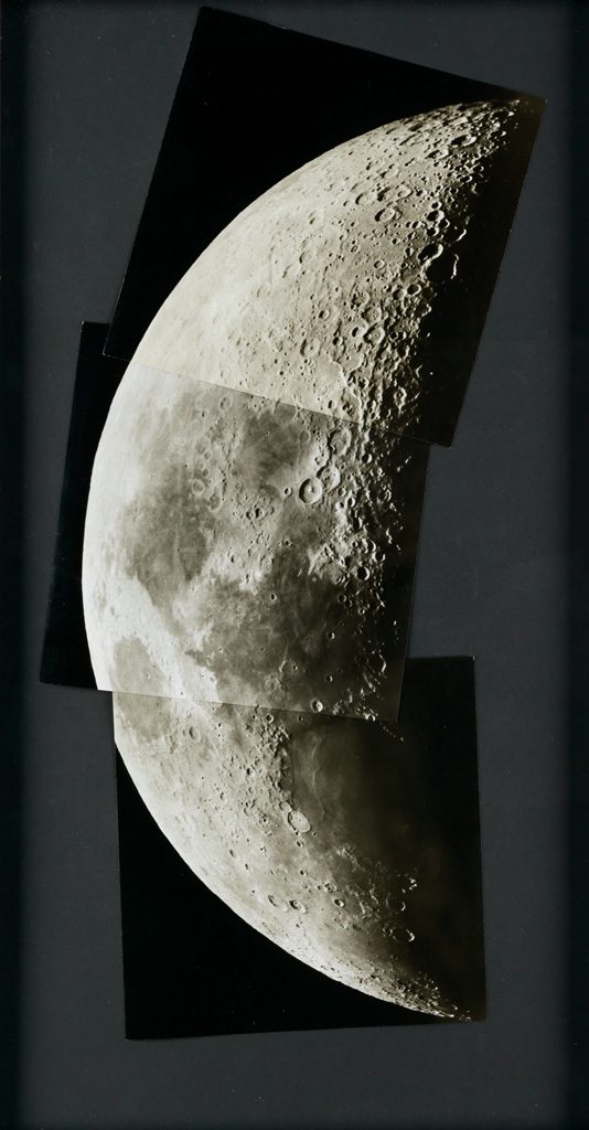 collage of the moon