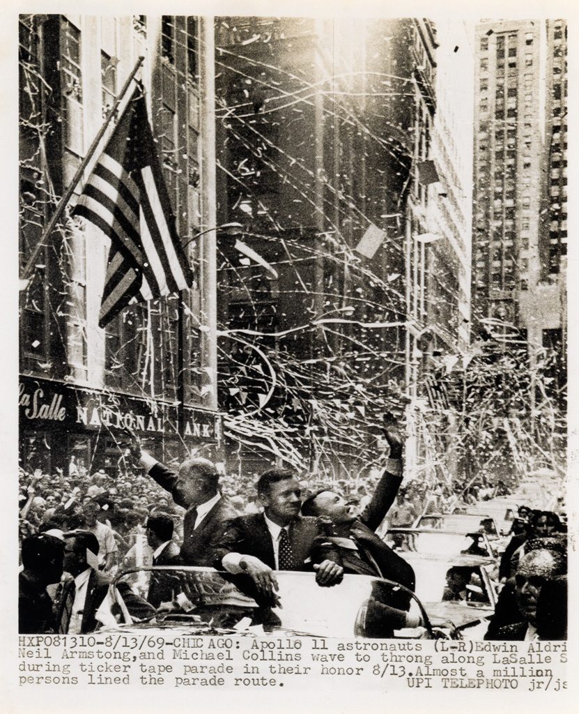 astronauts in times square