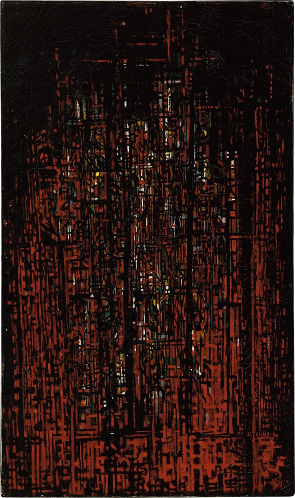 Norman Lewis, Cathedral, oil on canvas, 1950.
Sold April 2, 2015 for $317,000.