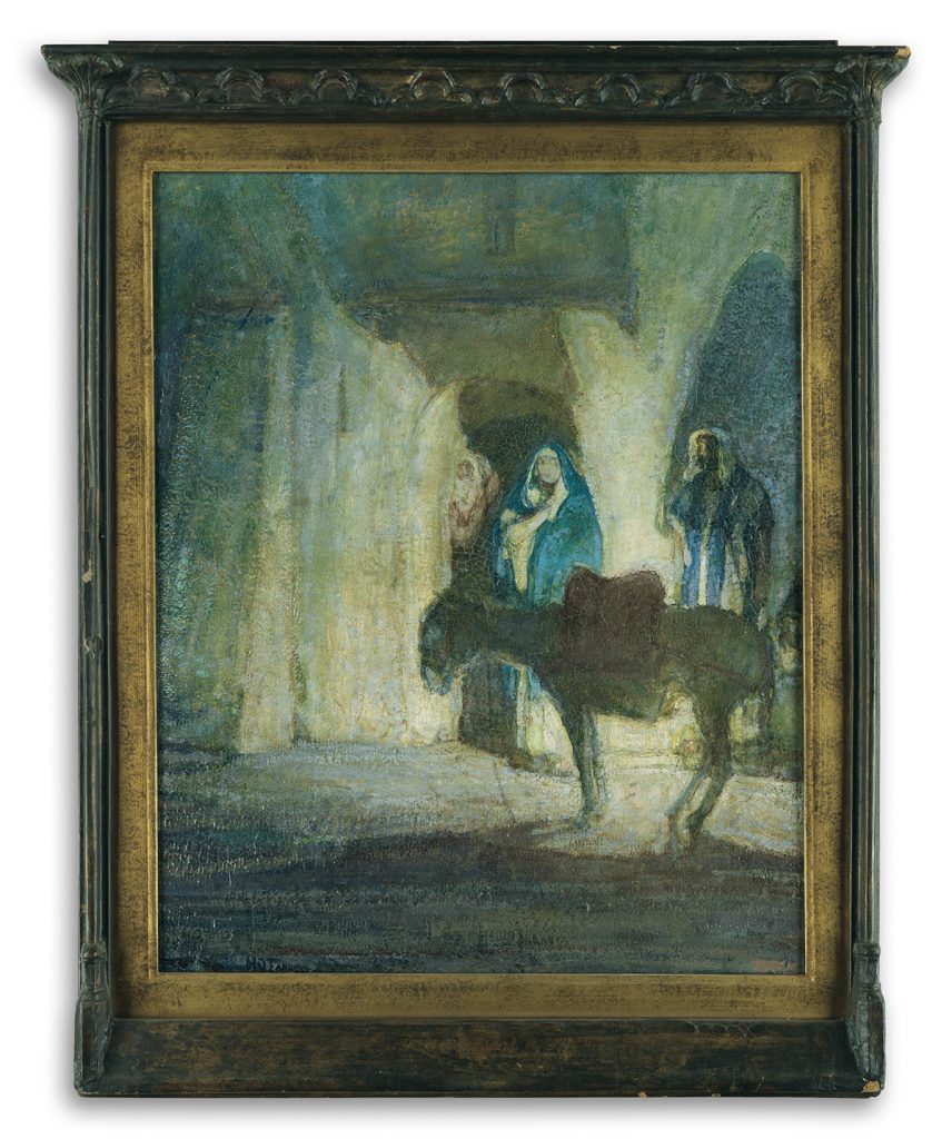 Henry Ossawa Tanner, At the Gates (Flight into Egypt), oil on panel, circa 1926-27. $100,000 to $150,000.