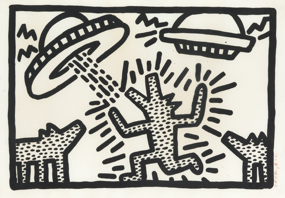 Keith Haring, Untitled, lithograph, 1982.