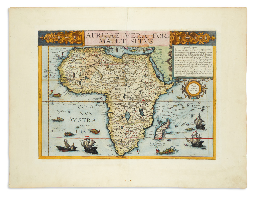 Cornelis de Jode, Africae Vera Forma, et Situs, Antwerp, 1593.