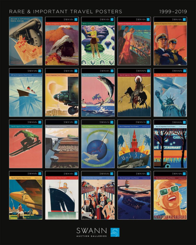 Image of Travel Poster catalogues.