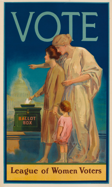 Louis Bonhajo, Vote / League of Women Voters, 1920. 