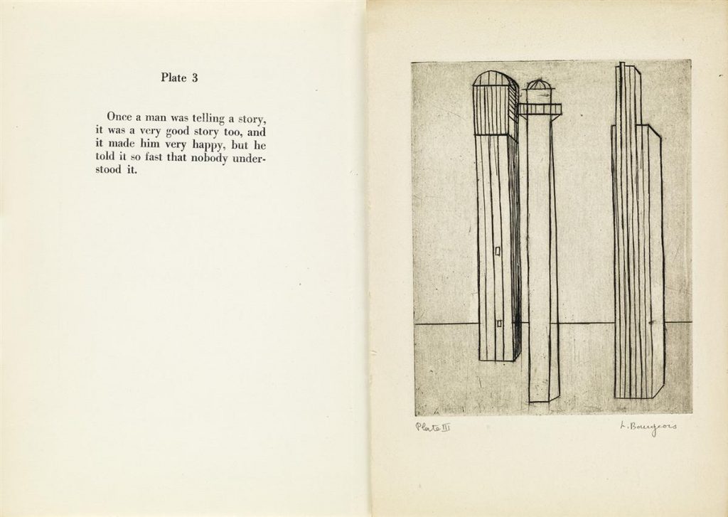 Louise Bourgeois, He Disappeared Into Complete Silence, portfolio with complete text and nine engravings, 1947.