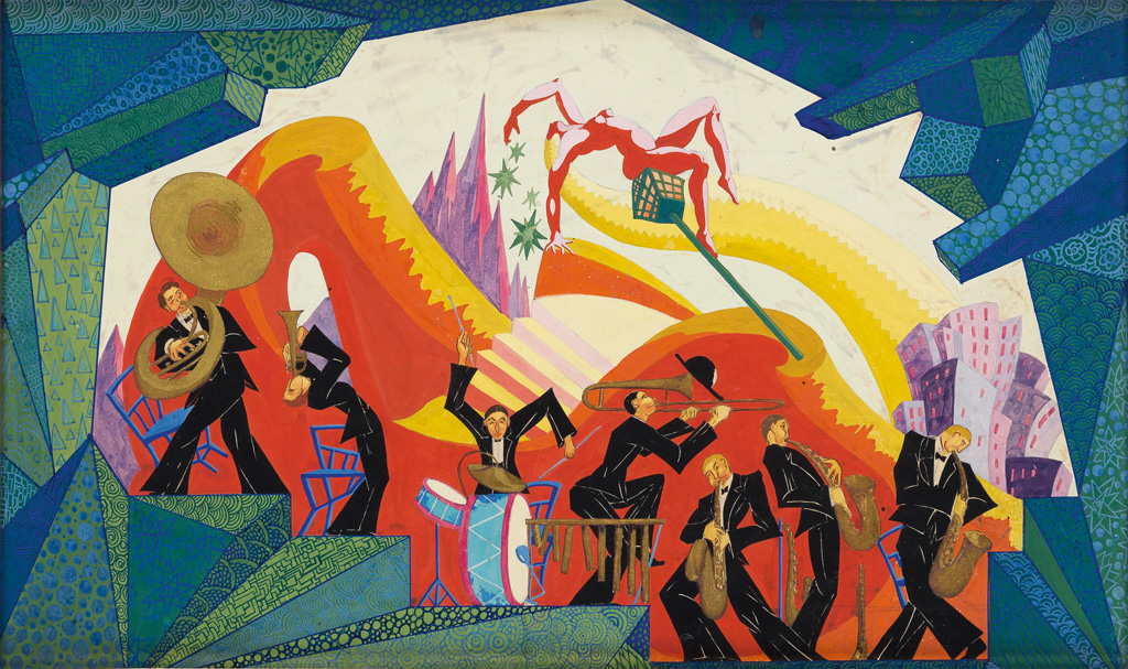 William Oden Waller, Manhattan Mary, set design for the 1929 Broadway production.