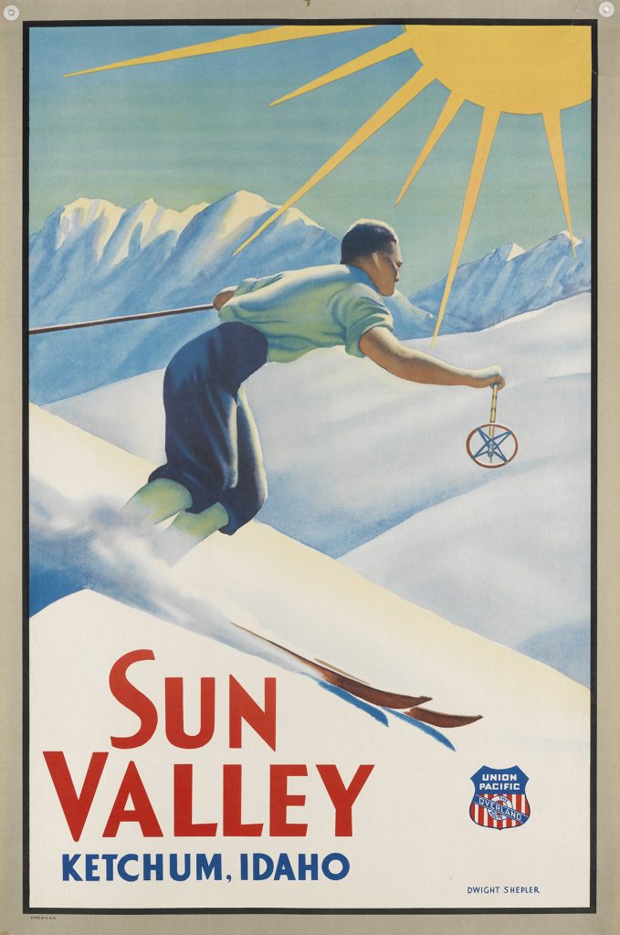 Dwight Clark Shepler, Sun Valley / Union Pacific, circa 1940.