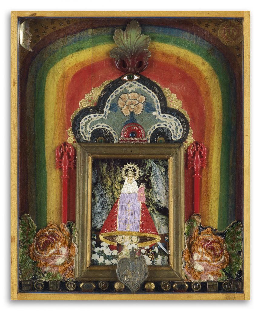 Betye Saar, Adori, mixed media assemblage box, 1973