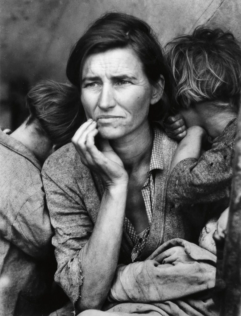 Dorothea Lange, Migrant Mother, silver print, 1936, printed 1970s.