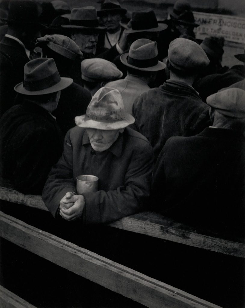 Dorothea Lange, White Angel Breadline, silver print, 1933, printed 1960s.