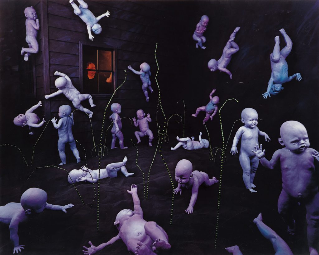 Sandy Skoglund, Maybe Babies, dye transfer print, AP 10/10, 1983.