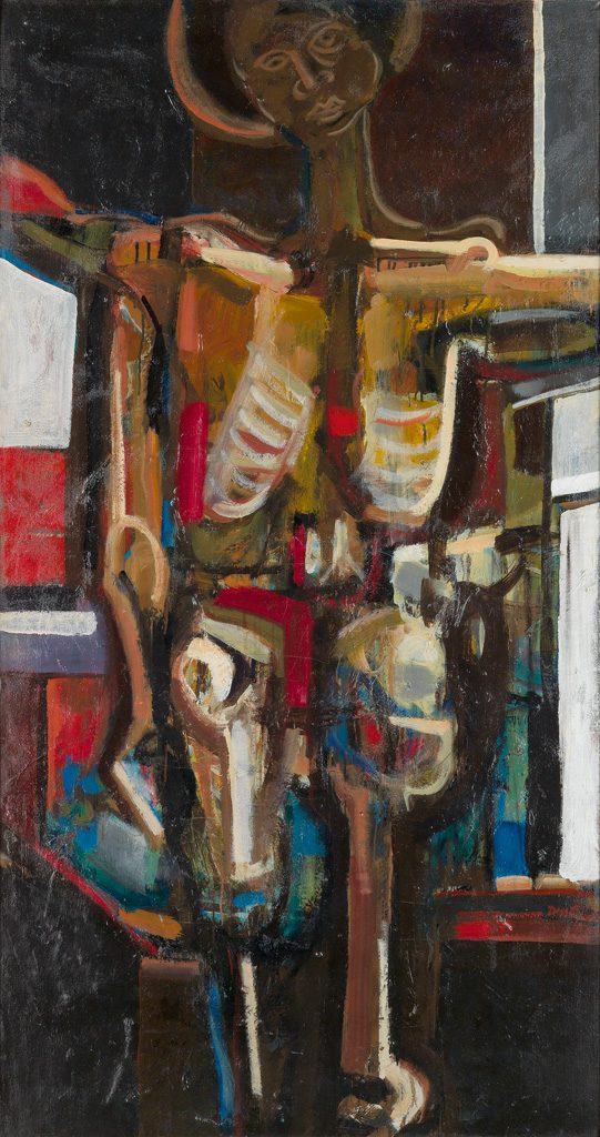 David C. Driskell, Black Crucifixion, oil on canvas, 1964.