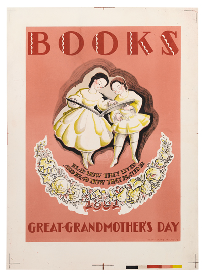 Katherine Milhous, Books / Great-Grandmother's Day. WPA Poster