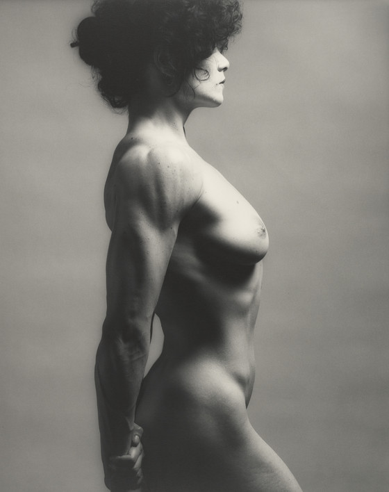 Robert Mapplethorpe, Lisa Lyon, silver print, 1982. 