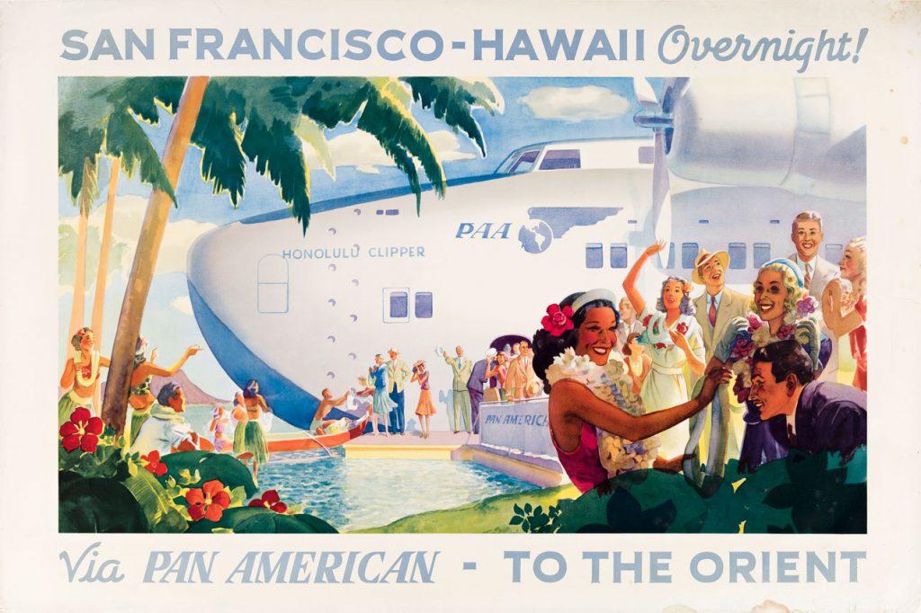 vintage travel posters auction