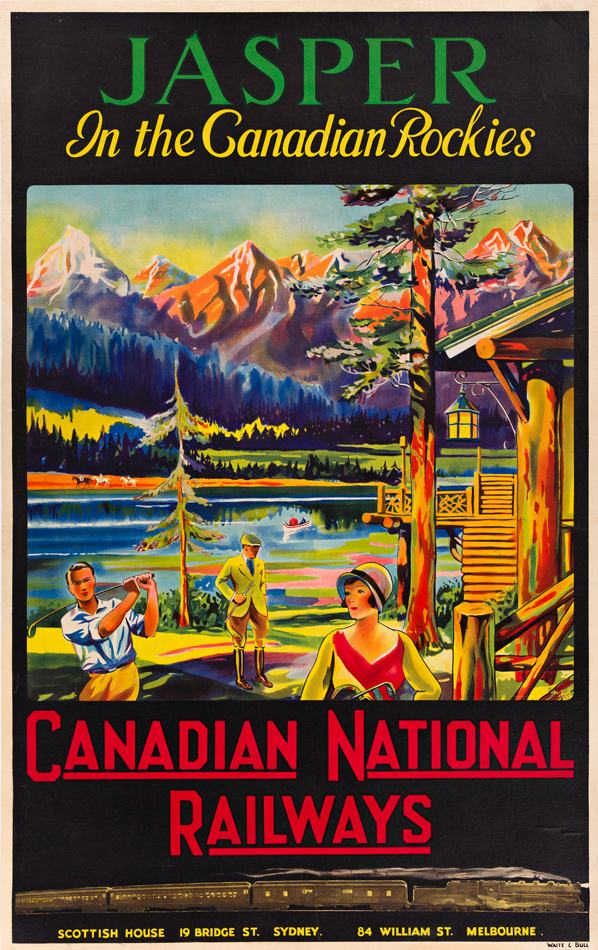 vintage travel posters auction