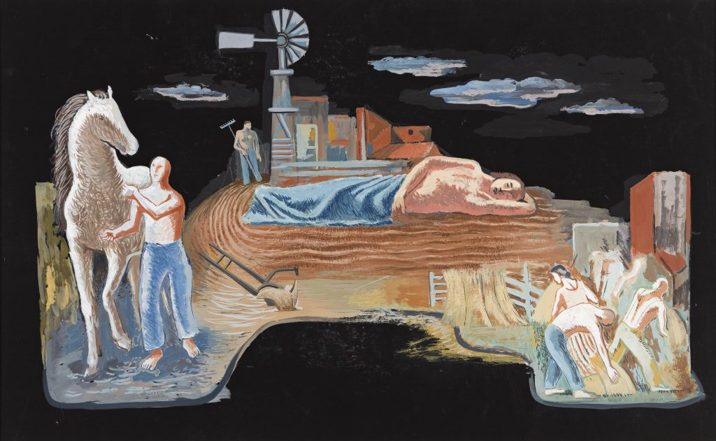 Micheal Loew, Project for Mural, Agriculture, M43984-2.